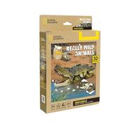 CubicFun 661182 National Geographic Puzzle 3D, Crocodile, Animal 3D, avec 54 pièces, kit de modélisation pour Enfants à partir de 6 Ans