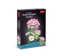 CubicFun 663300 - Puzzle 3D - Fleurs de girofle - Fleur 3D dans un pot de fleurs - Avec 134 pièces - Kit de bricolage décoratif pour adultes et enfants à partir de 8 ans