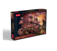 CubicFun - 664040 - Puzzle 3D - Queen Annes Revenge - Navire Noire - Navire Pirate - Kit de modélisme avec 391 pièces - Modélisme à partir de 10 Ans