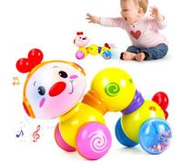 CubicFun Jouet de Rampant pour Bébé 6 Mois avec Musique et Lumières Jouet d'activité Cadeau pour 6 9 12 Mois Naissance Fille Garçons, Jouet Musical Multifonction pour Enfant 1 an
