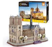 CubicFun Puzzle 3D de Notre-Dame de Paris, Architecture Modèle, 128 Pièces