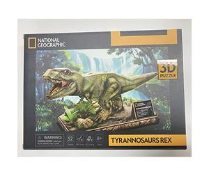 CubicFun Puzzle 3D Dinosaure T-Rex Jouet Garçon Fille, National Geographic