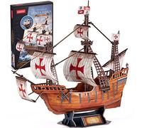 CubicFun Puzzle 3D Modèle de Bateau Santa Maria, Puzzle de Navire Espagnol