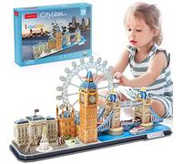 CubicFun Puzzle 3D UK London Tower Bridge Big Ben City Skyline, 107 Pièces