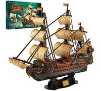 CubicFun Puzzles 3D Modèle Bateau | Puzzle 3D Maquette Adulte, Modèle d’Architecture Kit de Construction, Jouets Décoration d'Anniversaire pour Enfants & Adultes