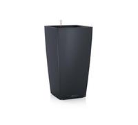 Lechuza Pot extérieur/intérieur Cubico Color 22 - Réserve d'eau intégrée - Gris ardoise