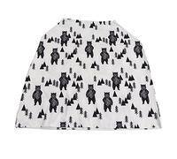 cubierta de enfermería para amamantar cubiertas de lactancia para mujeres cubierta de enfermería Cubierta de enfermería Protección contra el viento de poliéster Paño de lactancia (Bear)