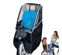 Cubierta de lluvia de asiento de bicicleta infantil - Cuerpo waterproof avec protección contra el viento | Toldo de lluvia para bicicletas de Ouverture frontale | Mochilero para acampar para acampar