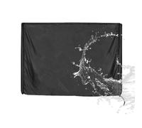 Cubierta Soporte Móvil TV - Cubierta Antipolvo, Protección Pantalla, Tela Oxford Negra | Funda Impermeable Con Cierre Ajustado, Protector Conable Para Pantallas Grandes De TV (Tela Oxford)