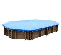 CUBIERTAS DE INVIERNO Piscinas madera Ovaladas 779531 521 x 422 cm