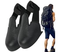 Cubiertas de punta de acero, insertos de punta compuesta anti-smash, cómodos cojines de bola de pie con correas elásticas ajustables, accesorios de calzado protectores para el trabajo, caminar y uso e
