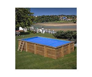 CUBIERTAS ISOTÉRMICAS - Piscinas Madera Rectangulares 788453 400 x 250 cm