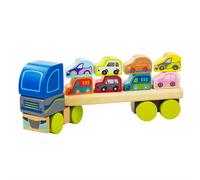 CUBIKA 13418 Camion avec voitures - puzzle en bois 12 pièces
