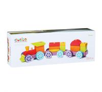 CUBiKA Train express arc-en-ciel LP-3 Jouet éducatif