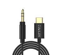 Cubilux Câble audio USB C avec DAC 192 kHz pour autoradio, haut-parleur pour iPhone 17/16/15, Galaxy S25/S24/S23/S22, Z Fold/Flip 7/6/5/4, Pixel 10/9/8/7/6 Pro, moto, iPad, câble auxiliaire de type C