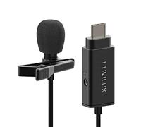 Cubilux Microphone USB C Lavalier avec jack 3.5 mm, type C Clip On MIC compatible avec iPad Pro/Air 5 4/Mini 6, Pixel 6 Pro 5 4 XL, 1.5 m