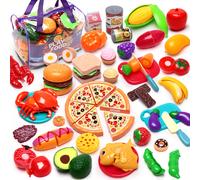Cubimana Coffret de jeu de découpage - 81 pièces - avec sac de rangement