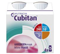 Cubitan Fraise Fluide 4x200 ml