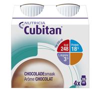Cubitan Goût Chocolat Nourriture Liquide 4x200 ml