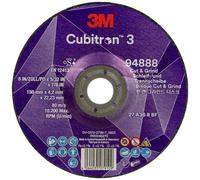 Cubitron à meuler et à tronçonner 3, 94888, 36+, T27, 150 mm x 4,2 mm x 22,23 mm, EN, 10/paquet