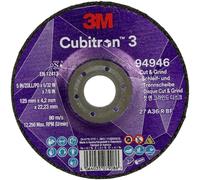 Cubitron 94946 Cubitron™ 3 Cut and Grind Disque à ébarber Diamètre 125 mm Ø de