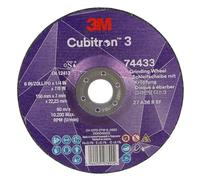 Cubitron à meuler à moyeu déporté 3, 74433, 36+, T27, 150 mm x 7 mm x 22,23 mm, Gouge Special EN, 10/paquet