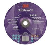 Cubitron à meuler à moyeu déporté 3, 98291, 36+, T27, 230 mm x 7 mm x 22,23 mm, EN, 10/paquet