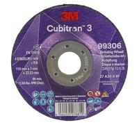 Cubitron à meuler à moyeu déporté 3, 99306, 36+, T27, 115 mm x 7 mm x 22,23 mm, EN, 10/paquet