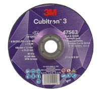 Cubitron à meuler et à tronçonner 3, 47563, 36+, T27, 150 mm x 3,2 mm x 22,23 mm, EN, 10/paquet
