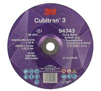 Cubitron à meuler et à tronçonner 3, 94343, 36+, T27, 230 mm x 4,2 mm x 22,23 mm, EN, 10/paquet