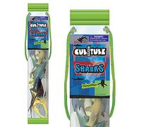 Cubitube - Requin de Deluxebase. Collection de 11 pièces de Petites Figurines de Requins et d'accessoires de Jeu. Tube de Rangement en Plastique réutilisable de Mini répliques de l'océan.