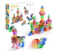 Cubixx - 3D Blocs de Construction magnétiques pour Les Enfants à partir de 3 Ans, Jouets éducatifs créatifs dans Un Ensemble de 85 pièces,Jouets de Construction magnétiques