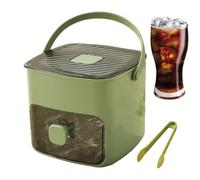 Cubo Cube Chilling - Congélateur avec couvercle et poignée à porter | Cubes de glace pour cocktail, camping et cuisine, fuite -organisateur étanche avec grande capacité, idéal pour l'us