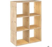 Astigarraga Étagère de rangement 6 casiers 105 x 70,8 x 33 cm