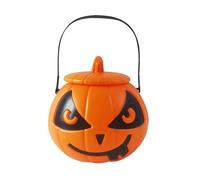 Cubo De Caramelos Halloween Calabaza - Diseño ' Lantern Con Tapa, Cesta Manual Niños | Contenedor De Dulces Para Niños Fiesta Halloween Decoración Infantil Truco O Trato