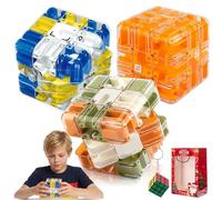 Cubo De Laberinto 3D Mejorado 2026, Laberinto De Bolas 3D, Gira Y Navega, Bola Laberintos, DiseñAdo Para NiñOs 3 AñOs en Adelante Y Brinda Horas DiversióN (3PCS-B)