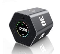 Cubo Minuteur portable avec minuteur de gravité et fonction rotative 3/5/10/15/30 minutes et fonction sonore