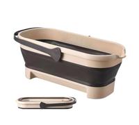 Cubo Plegable, Cubo De Agua Rectangular Plegable Con Asa Portátil