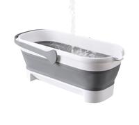 Cubo Plegable, Cubo De Agua Rectangular Plegable Con Asa Portátil
