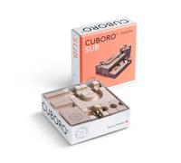 Cuboro Extra Set Sub | Marble Run - 12 beech wood blocks and 3 marbles