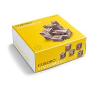 CUBORO Standard 50 - Circuits à Billes, Cubes en Bois, Montessori, Bloc de Construction de Bois, Circuit a Billes