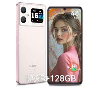 CUBOT A20 Smartphone Pas Cher Android 14,6.8'' HD+ Octa-Core 90Hz Téléphone Portable Débloqué,12GB+128GB/1TB Extensible Dual SIM 4G Smartphone,48MP+16MP Camera,5100mAh,1,83'' Écran Arrière,OTG-Rose