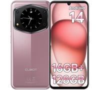CUBOT A30 Téléphone Portable - 16(6+10) GO+128GO/TF1TO Mobile Android 14, 6.74" HD+/90Hz Affichage, 1.46" Écran Arrière, 48MP+16MP Caméra, 5100mAh, Double SIM 4G Téléphone Incassable, Face ID/GPS/OTG