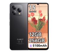 CUBOT A40 Smartphone - 12Go (4+8) RAM /256Go ROM - Écran 6.88"" HD - Android 15 - Caméra 48MP - 5100mAh - GPS Double SIM 4G - Noir