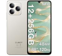Cubot A40 Smartphone 4G 6.88"" 120Hz 12Go + 256 Go 48MP Caméra 5100mAh Téléphone portable Android 15 Double Sim NFC GPS - Gris