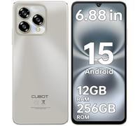 CUBOT A40 Smartphone Android 15, Écran 6.88" 120Hz, 12GO+256GO/1TO Telephone Portable Pas Cher, Caméra 48MP+16MP, Batterie 5100mAh, Téléphone Gaming 4G Dual SIM/NFC/Face ID/OTG/GPS/Deux Haut-parleurs