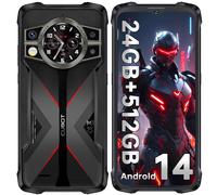 CUBOT Kingkong 9 4G Téléphone Portable Incassable,24GB+512GB Noir