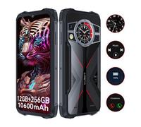 CUBOT Kingkong 9 Smartphone Robuste 12Go+256Go,10600mAh, Android 13, 6.58""FHD+, 100MP+24MP Vision Nocturne, Antichoc/Étanche