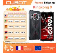 Cubot Kingkong 9 Smartphone robuste 24 Go + 512 Go 10600 mAh (33 W) Double écran "+ 1,32" 100 MP NFC GPS Double SIM 4G 12GB 512GB