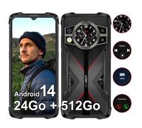 CUBOT Kingkong 9 Smartphone Robuste - 24Go + 512Go - 10600mAh - 100MP - Double Écran 6.58'' + 1.32"" - NFC GPS Dual SIM 4G Noir